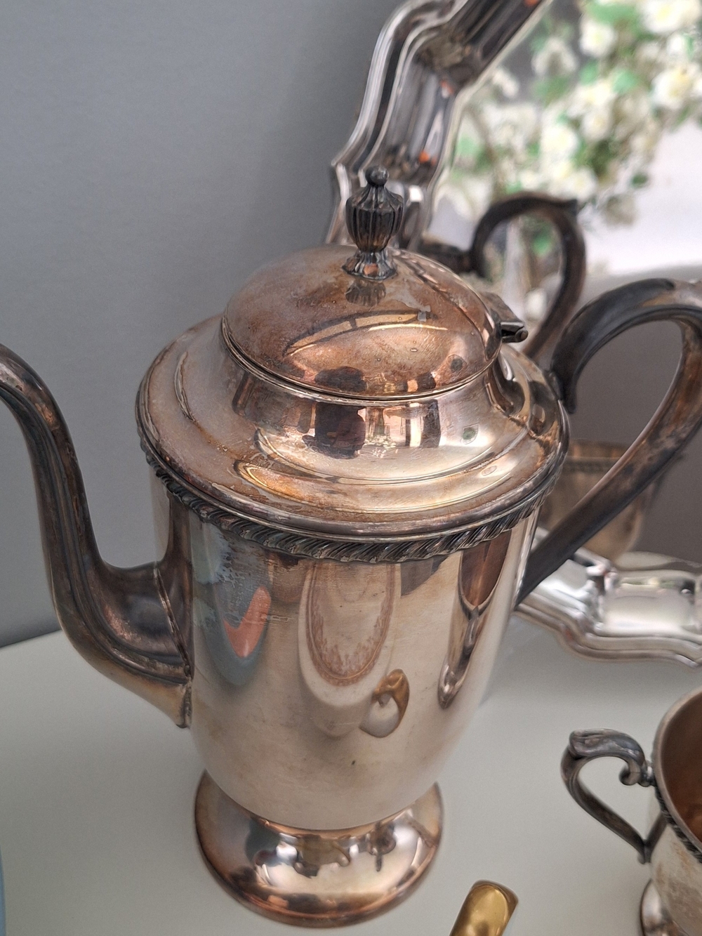 Kenton Rogers Silver Coffee/Tea Set